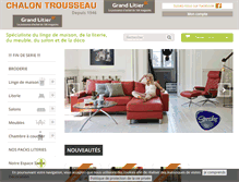 Tablet Screenshot of chalontrousseau.fr